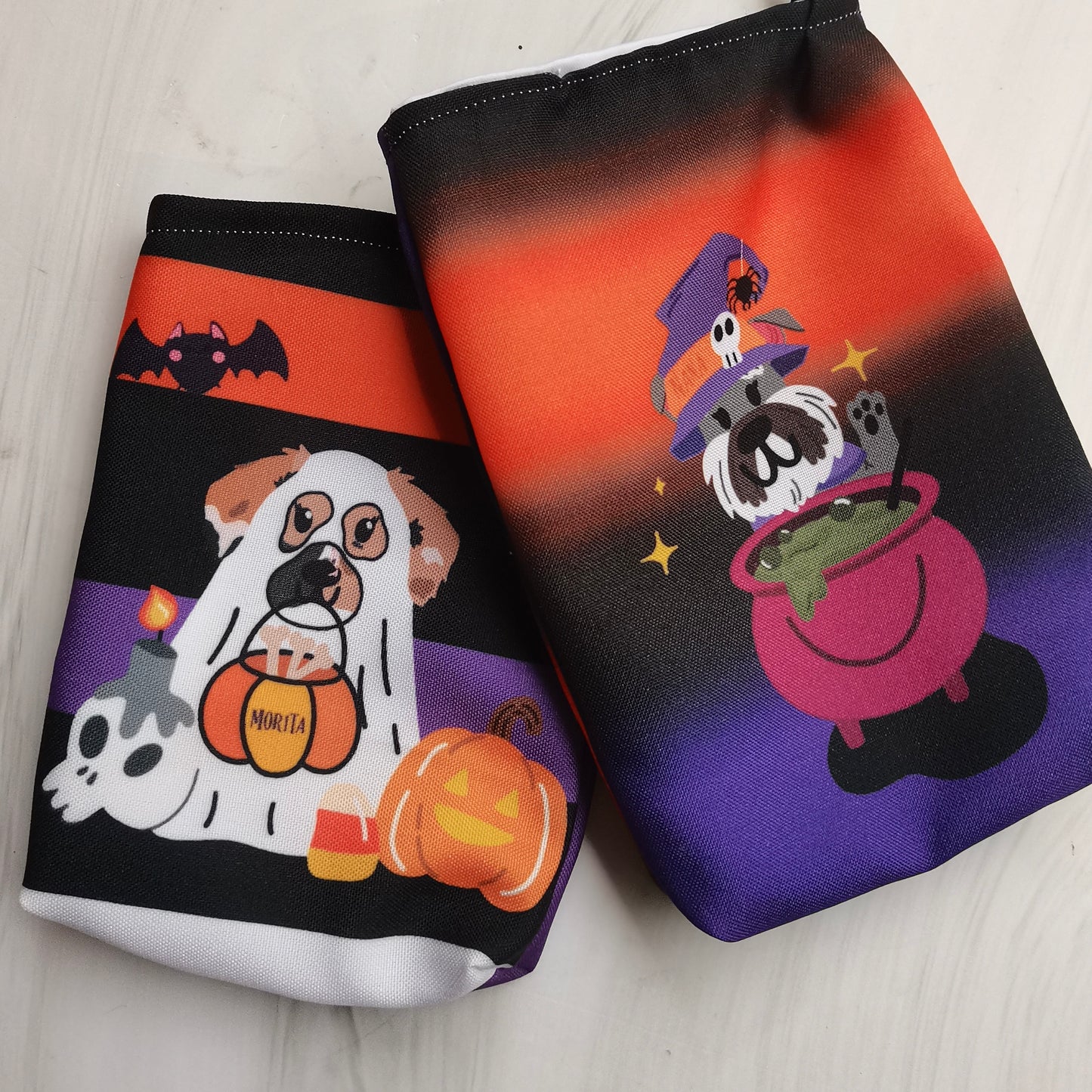 Treat bag halloweenesca ft Woof by Bonnie