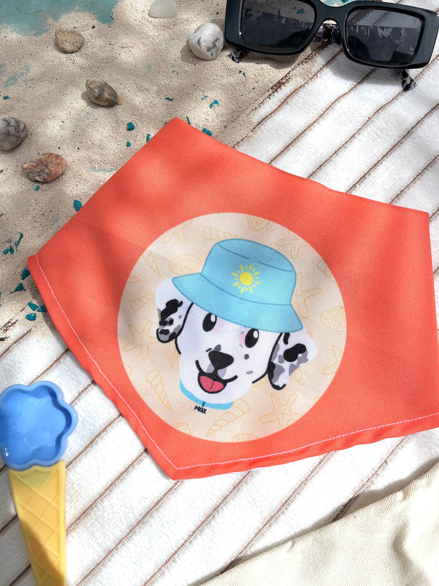 Bandana doble vista "Summer" ft Woof by Bonnie