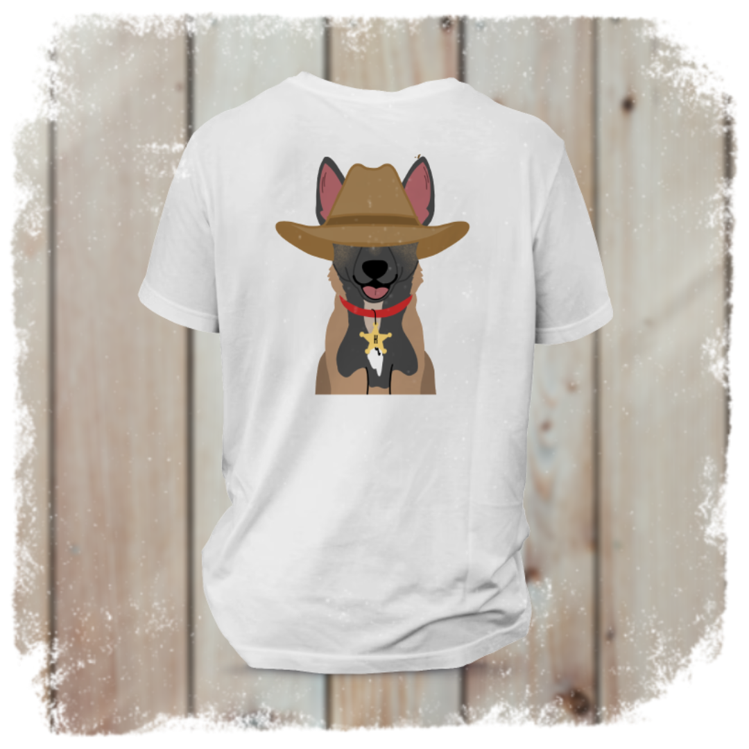 Playera "Cowgirl Charlotte " ft Woof by Bonnie