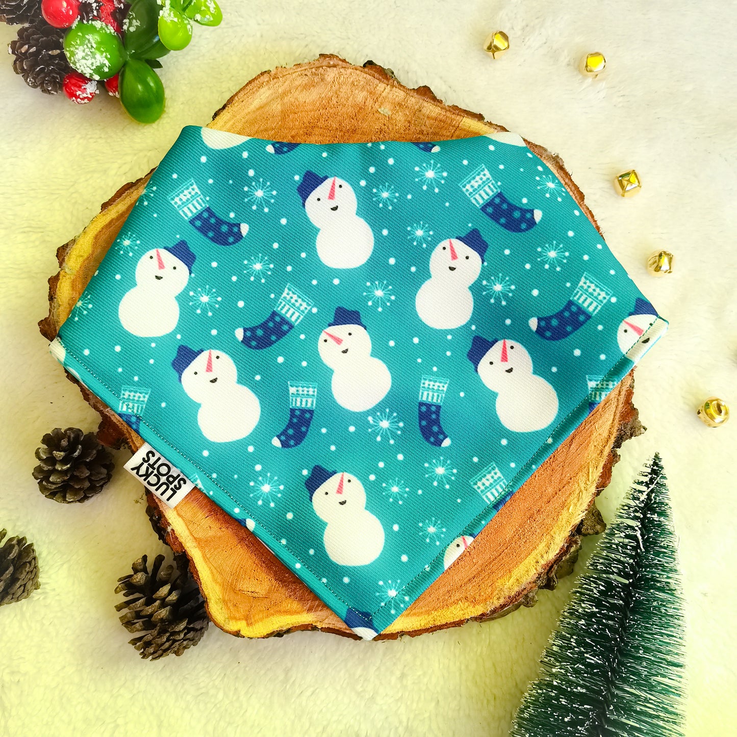 Bandana doble vista "Blue Ugly sweater"