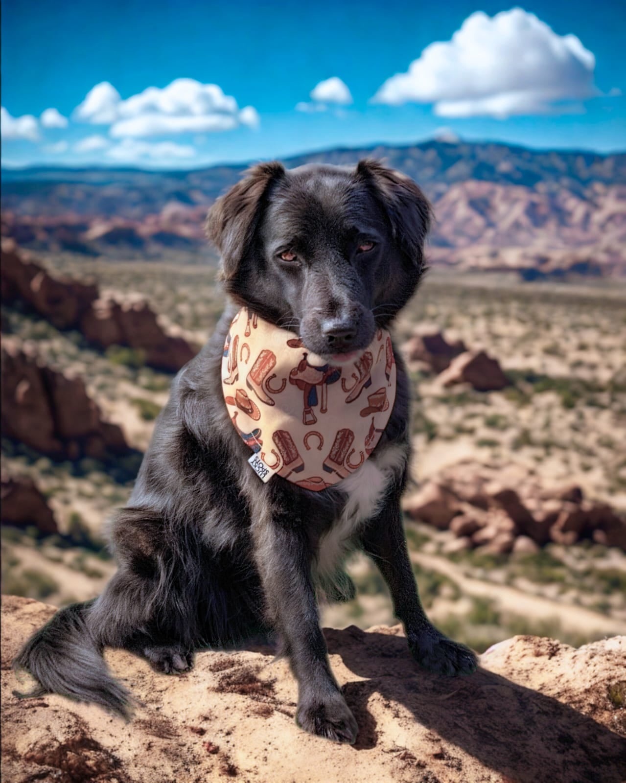 Bandana doble vista “Cowboy MOON"