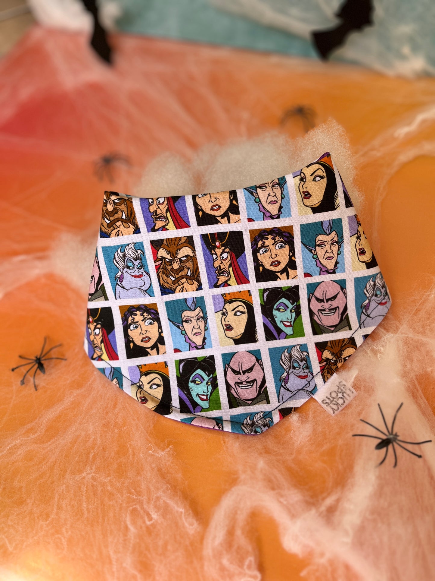 Bandana doble vista "Villanos Disney"