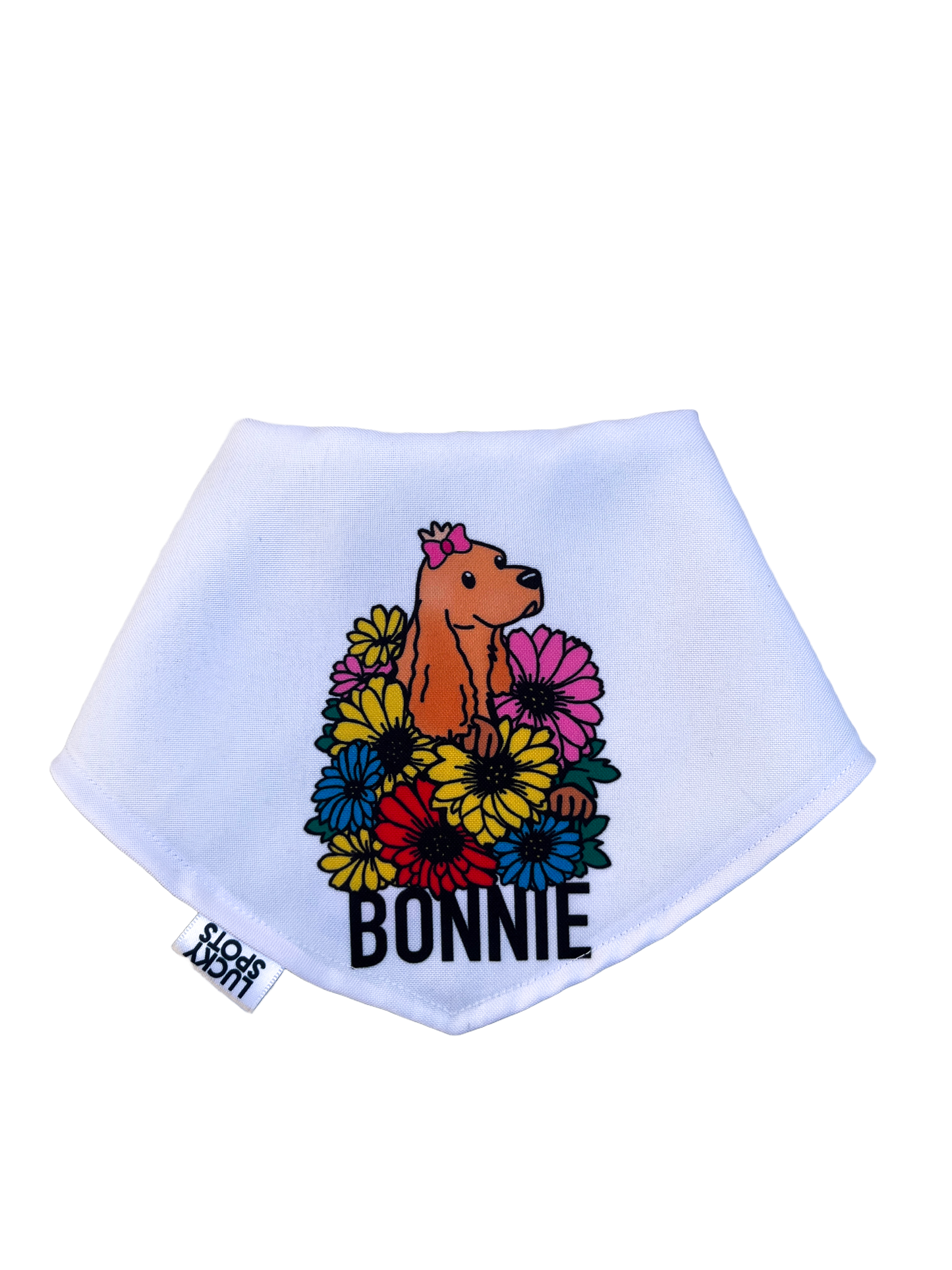 Bandana doble vista "FlowerBonnie" ft Woof by Bonnie