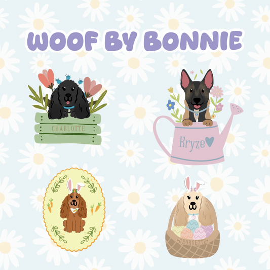 Bandana doble vista "Primavera" ft Woof by Bonnie