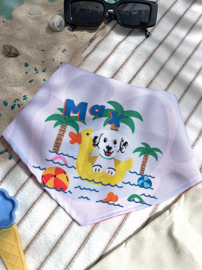 Bandana doble vista "Summer" ft Woof by Bonnie