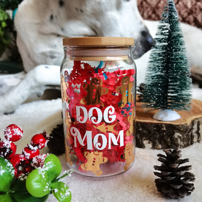 Vaso de vidrio personalizado
