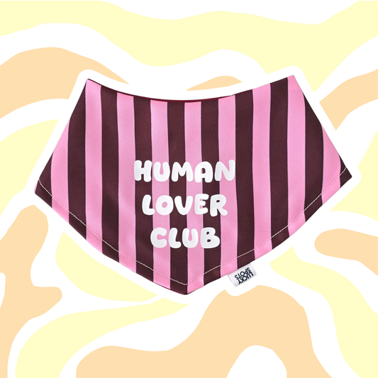 Bandana doble vista "Human lover club"