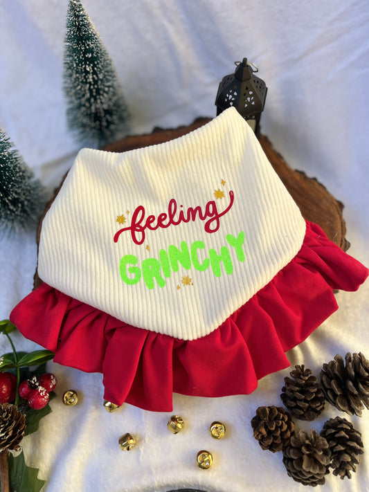 Bandana doble vista "Grinchy"