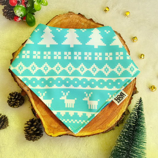 Bandana doble vista "Blue Ugly sweater"