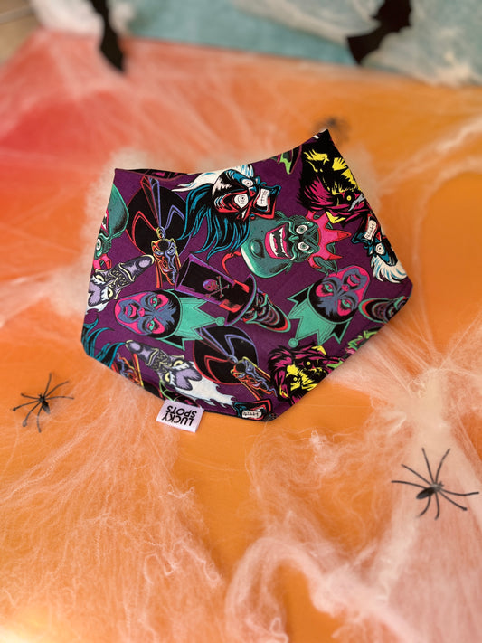 Bandana doble vista "Villanos Disney"