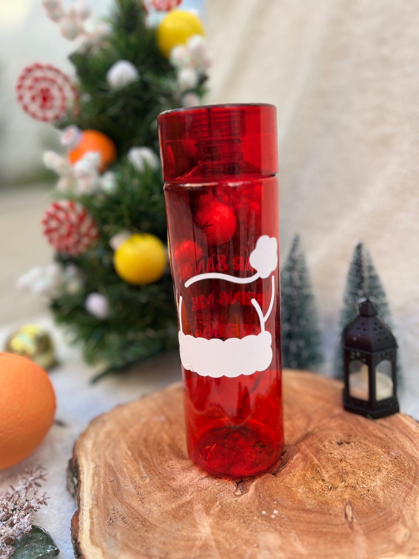 Botellas navideñas