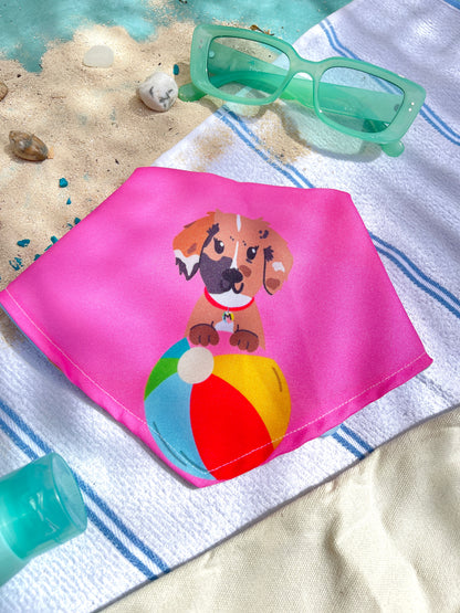 Bandana doble vista "Summer" ft Woof by Bonnie