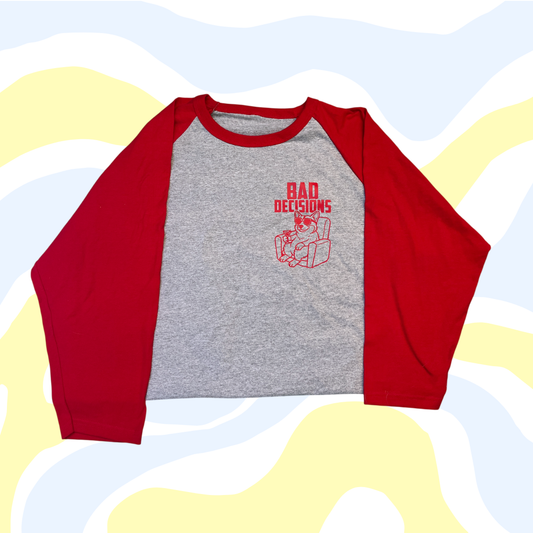 PLAYERA "BAD DECISIONS" (personalizable)