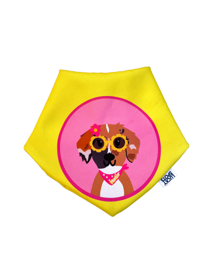 Bandanas doble vista "Spring" ft Woof by Bonnie