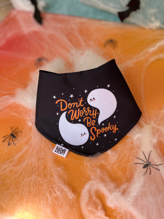 Bandana doble vista "Don't worry be Spooky"