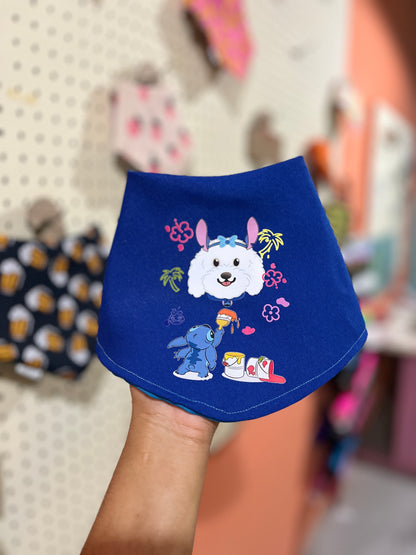 Bandana doble vista "Nani" ft Woof by Bonnie