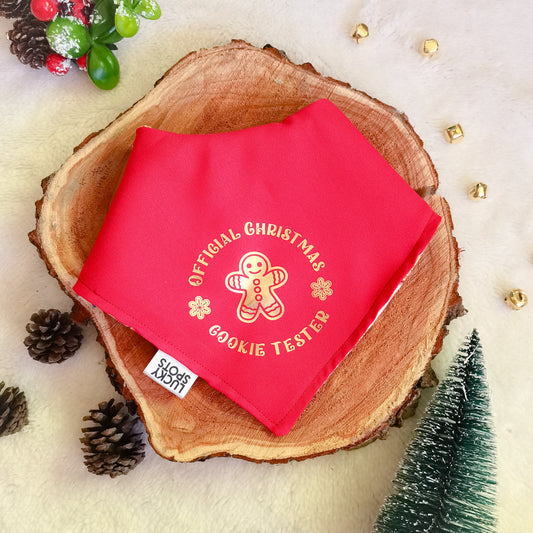 Bandana doble vista "Cookie tester"
