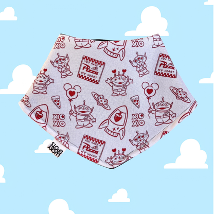 Bandana doble vista "Pixar Love"