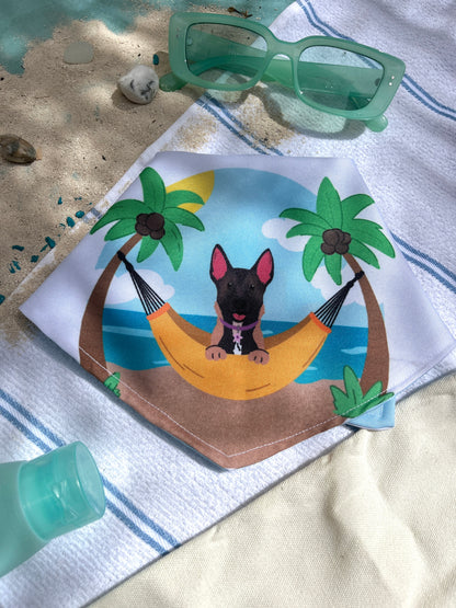 Bandana doble vista "Summer" ft Woof by Bonnie