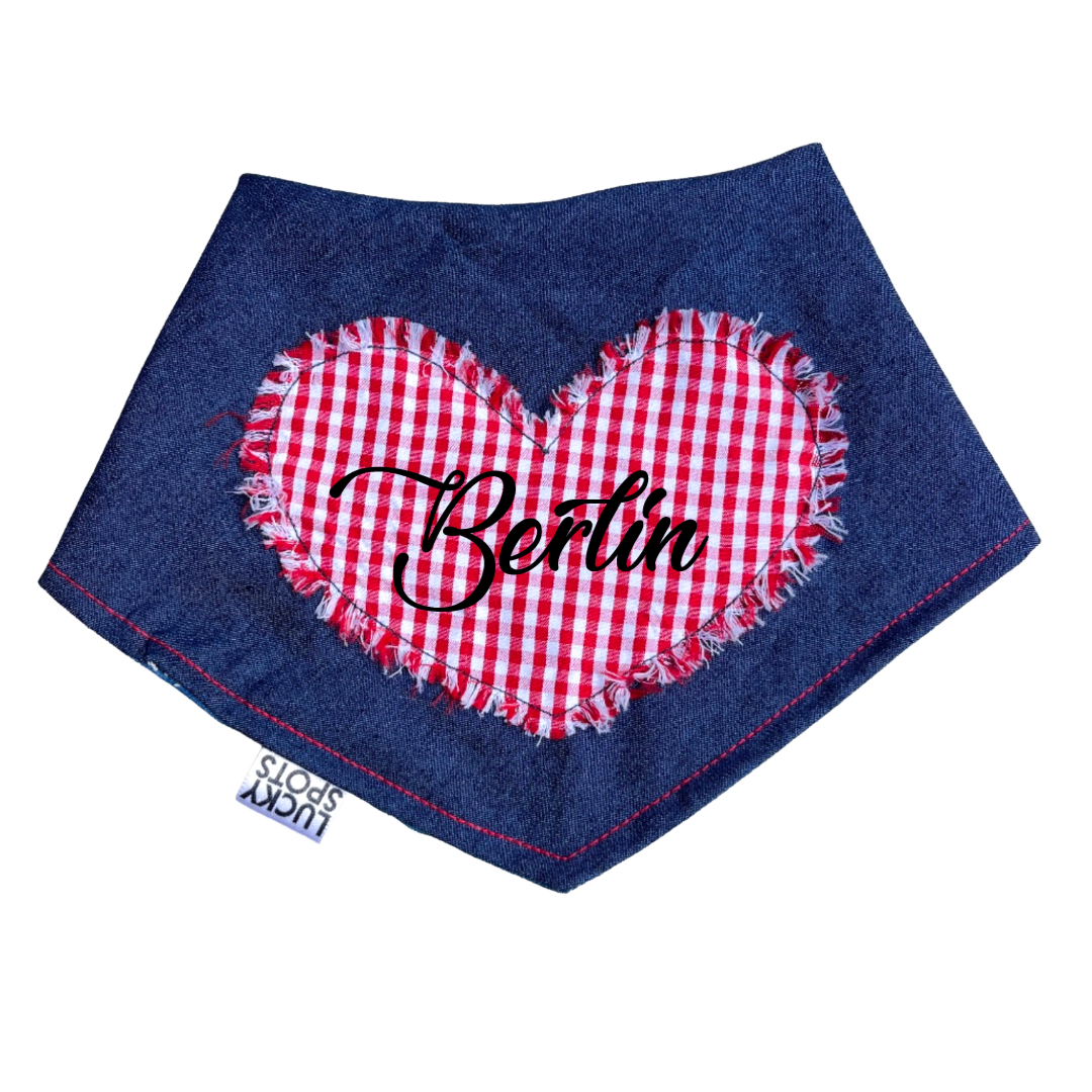 Bandana doble vista "Denim Love"