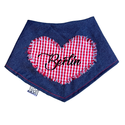 Bandana doble vista "Denim Love"