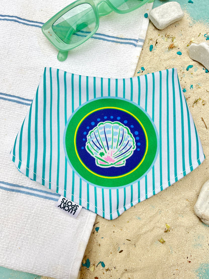 Bandana doble vista “Brisa azul"