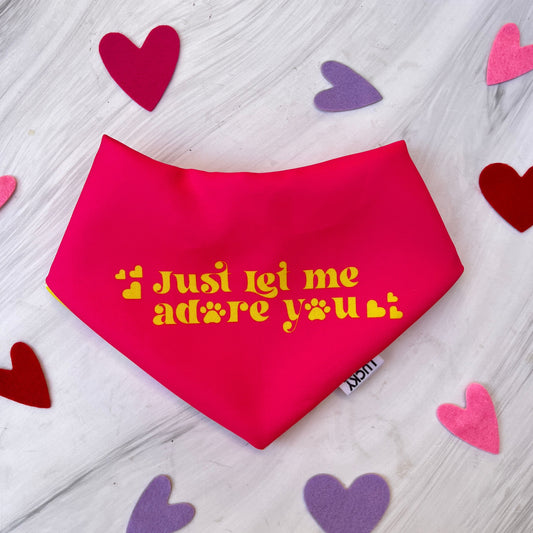 Bandana doble vista "Adore you"