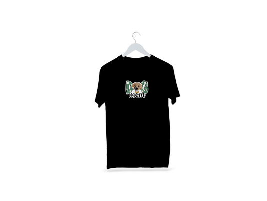 Playera "DOG MOM " ft Woof by Bonnie