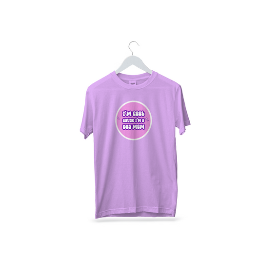 Playera "COOL DOG MOM "
