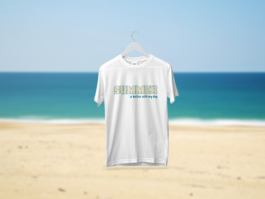 Playera "Verano con mi perrito "