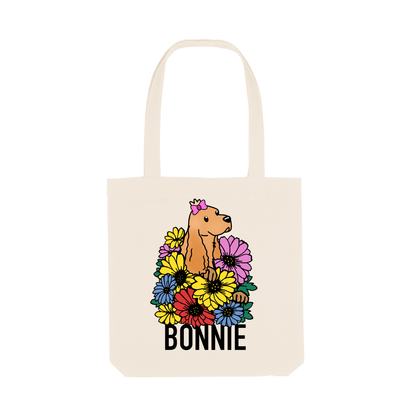 Playera/ tote bag "FlowerBonnie" ft Woof by Bonnie