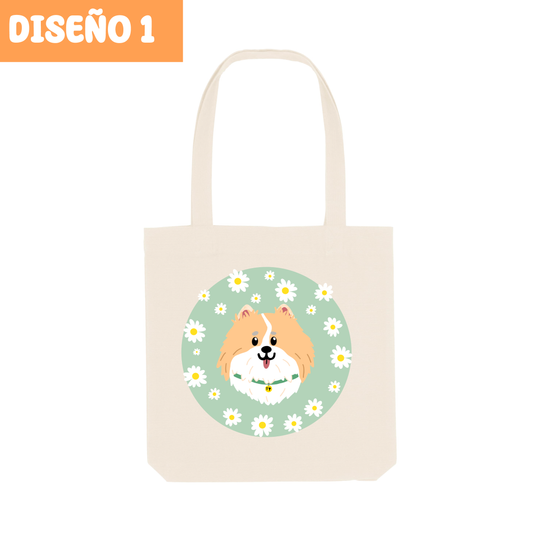 Tote bag "Spring" ft Woof by Bonnie