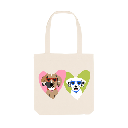 Tote bag "Valentines" ft Woof by Bonnie