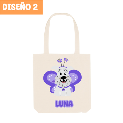 Tote bag "Spring" ft Woof by Bonnie