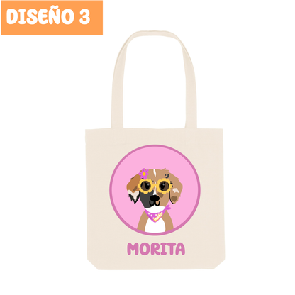 Tote bag "Spring" ft Woof by Bonnie