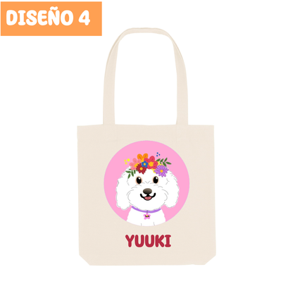 Tote bag "Spring" ft Woof by Bonnie