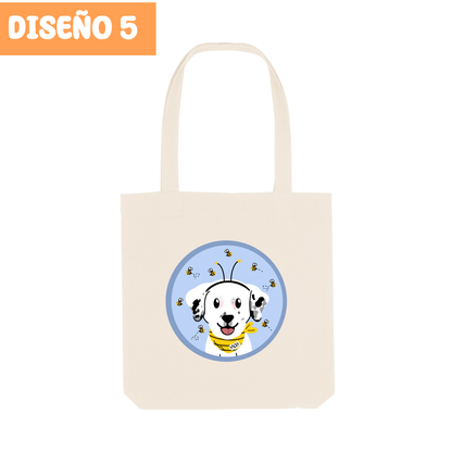 Tote bag "Spring" ft Woof by Bonnie