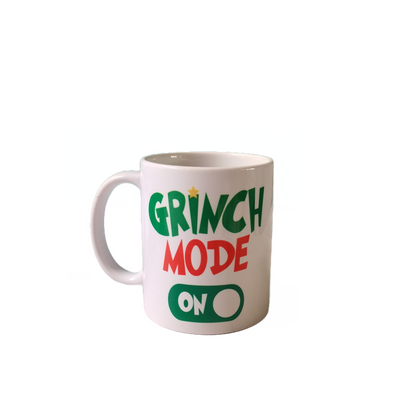 Taza  "Grinch mode"